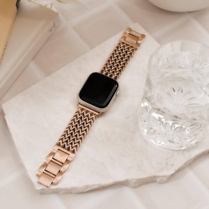 Madrid Bracelet Apple Watch Band – 18K Rose Gold Plated