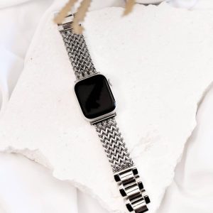 Madrid Bracelet Apple Watch Band – Silver
