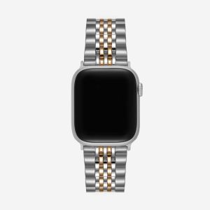 Melbourne Stainless Steel Apple Watch Band – Silver / Gold