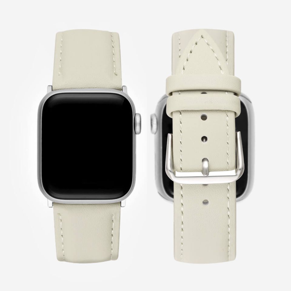Oslo Leather Apple Watch Band - Starlight