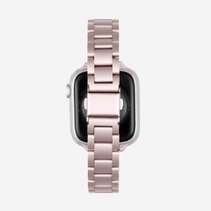 Berlin Stainless Steel Apple Watch Band – Pink