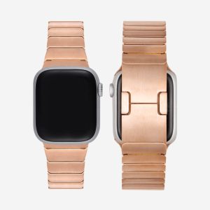 Link Bracelet Apple Watch Band – Vintage Rose Gold