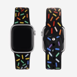 Midsumma Silicone Apple Watch Band – Black