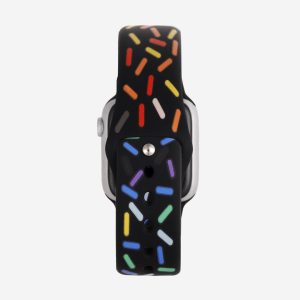Midsumma Silicone Apple Watch Band – Black