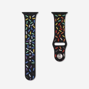 Midsumma Silicone Apple Watch Band – Black