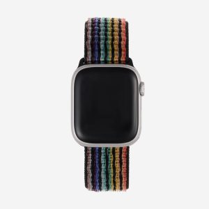 Striped Sport Loop Apple Watch Band – Midsumma Dark