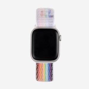 Striped Sport Loop Apple Watch Band – Midsumma Light