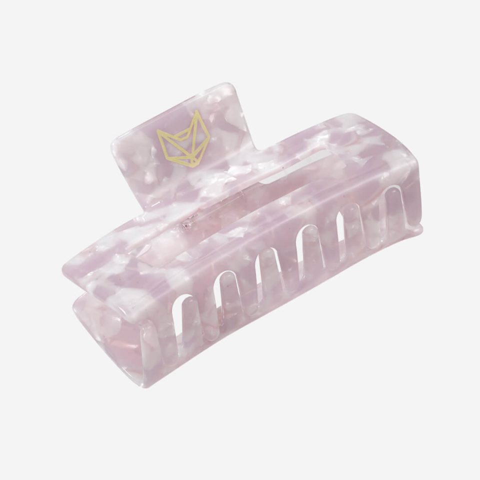 Vienna Claw Clip - Rose Quartz
