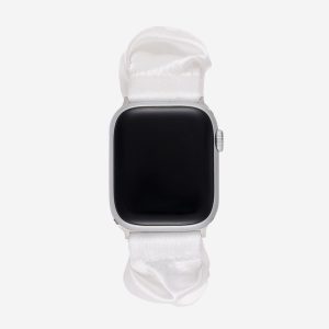 Scrunchie Apple Watch Band – Snow