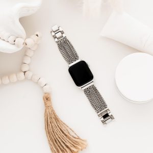 Athena Bracelet Apple Watch Band – Silver