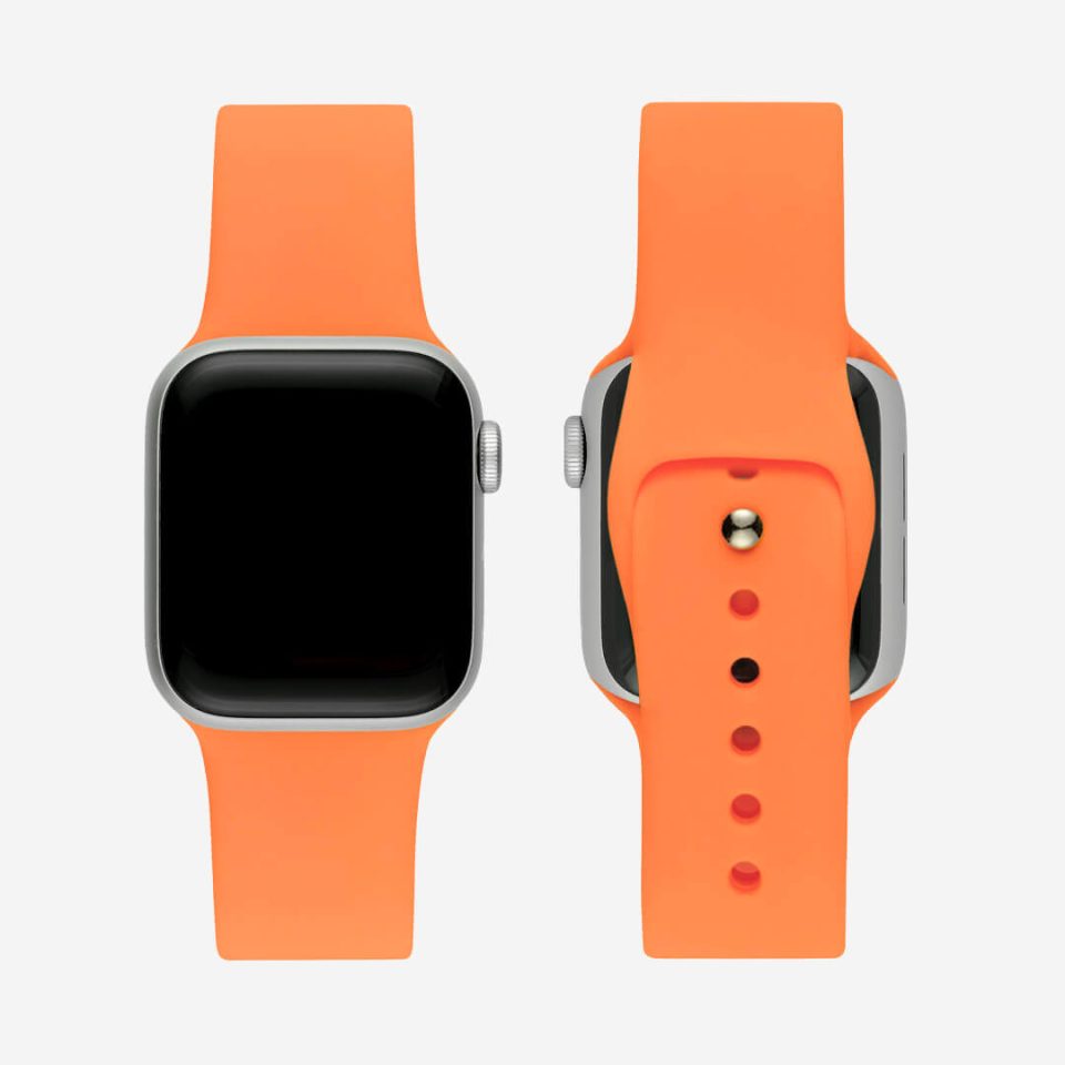 Classic Silicone Apple Watch Band - Marigold