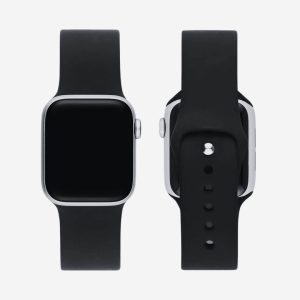 Classic Silicone Apple Watch Band – Black