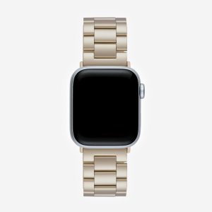 Classic Stainless Steel Apple Watch Band – Light Gold
