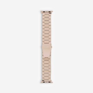 Classic Stainless Steel Apple Watch Band – Vintage Gold