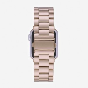 Classic Stainless Steel Apple Watch Band – Vintage Gold