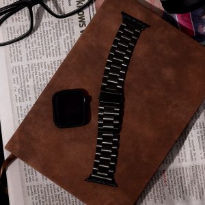 Classic Stainless Steel Apple Watch Band – Space Black