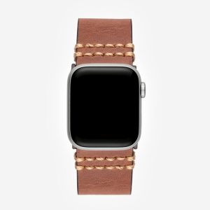 Italian Vintage Leather Apple Watch Band – Nutmeg