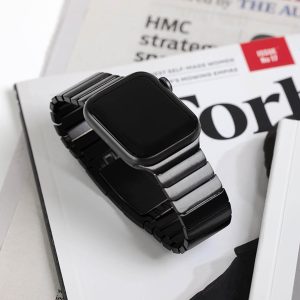 Link Bracelet Apple Watch Band – Black