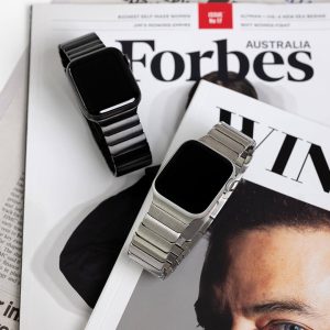 Link Bracelet Apple Watch Band – Black