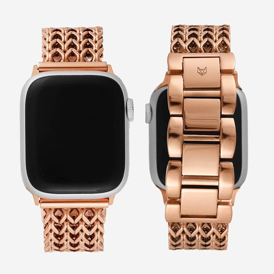 Madrid Bracelet Apple Watch Band - 18K Rose Gold Plated