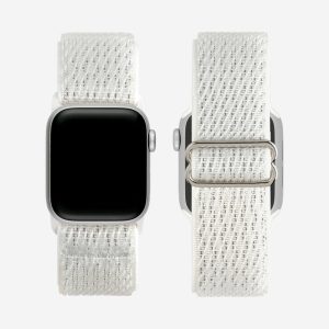 Malibu Nylon Loop Apple Watch Band – White