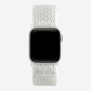 Malibu Nylon Loop Apple Watch Band – White