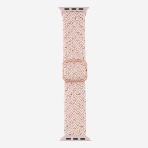 Maui Braided Loop Apple Watch Band – Pink Unity / Rose Gold