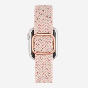 Maui Braided Loop Apple Watch Band – Pink Unity / Rose Gold
