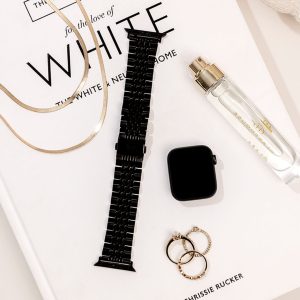 Melbourne Stainless Steel Apple Watch Band – Black