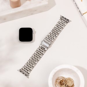Melbourne Stainless Steel Apple Watch Band – Silver
