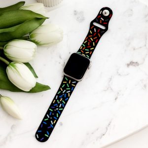 Midsumma Silicone Apple Watch Band – Black