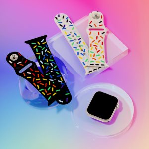 Midsumma Silicone Apple Watch Band – Black