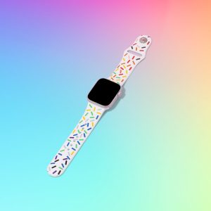Midsumma Silicone Apple Watch Band – White