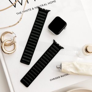 Mumbai Magnetic Link Apple Watch Band – Sequoia Green