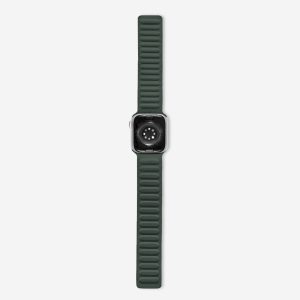 Mumbai Magnetic Link Apple Watch Band – Sequoia Green