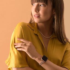 Dubai Bracelet Apple Watch Band – Vintage Rose Gold