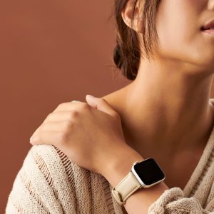 Oslo Leather Apple Watch Band – Starlight