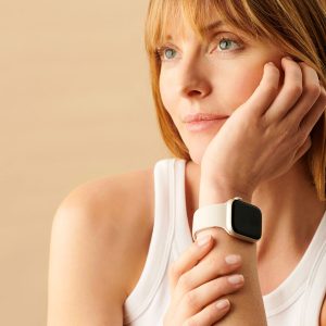 Classic Silicone Apple Watch Band – Starlight