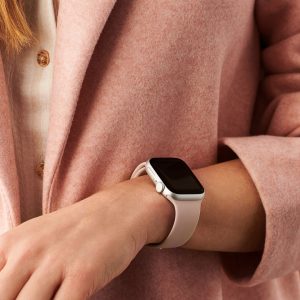 Classic Silicone Apple Watch Band – Vintage Rose