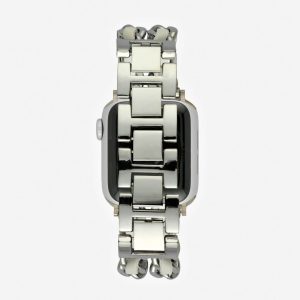 Paris Bracelet Apple Watch Band – Silver / White