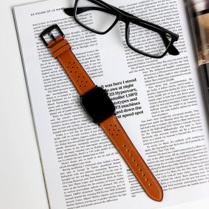 Rally Leather Apple Watch Band – Mocha