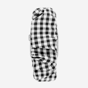 Scrunchie Apple Watch Band – Black Gingham