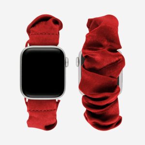 Scrunchie Apple Watch Band – Ruby