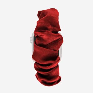 Scrunchie Apple Watch Band – Ruby