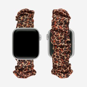 Scrunchie Apple Watch Band – Leopard Lover