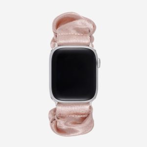 Scrunchie Apple Watch Band – Champagne