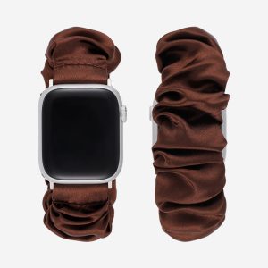 Scrunchie Apple Watch Band – Chocolate
