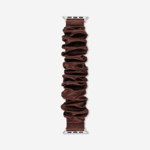 Scrunchie Apple Watch Band – Chocolate
