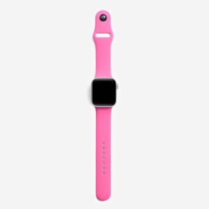 Classic Silicone Apple Watch Band – Hot Pink