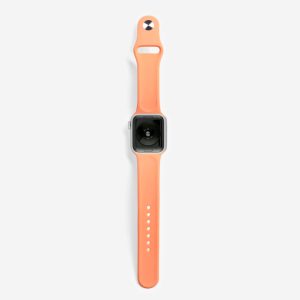 Classic Silicone Apple Watch Band – Papaya